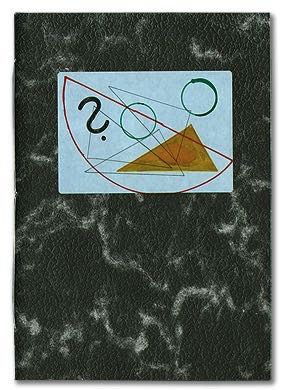 Heft mit Fragezeichen