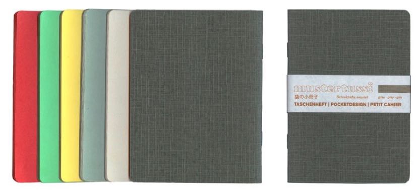 Taschenheft-grau